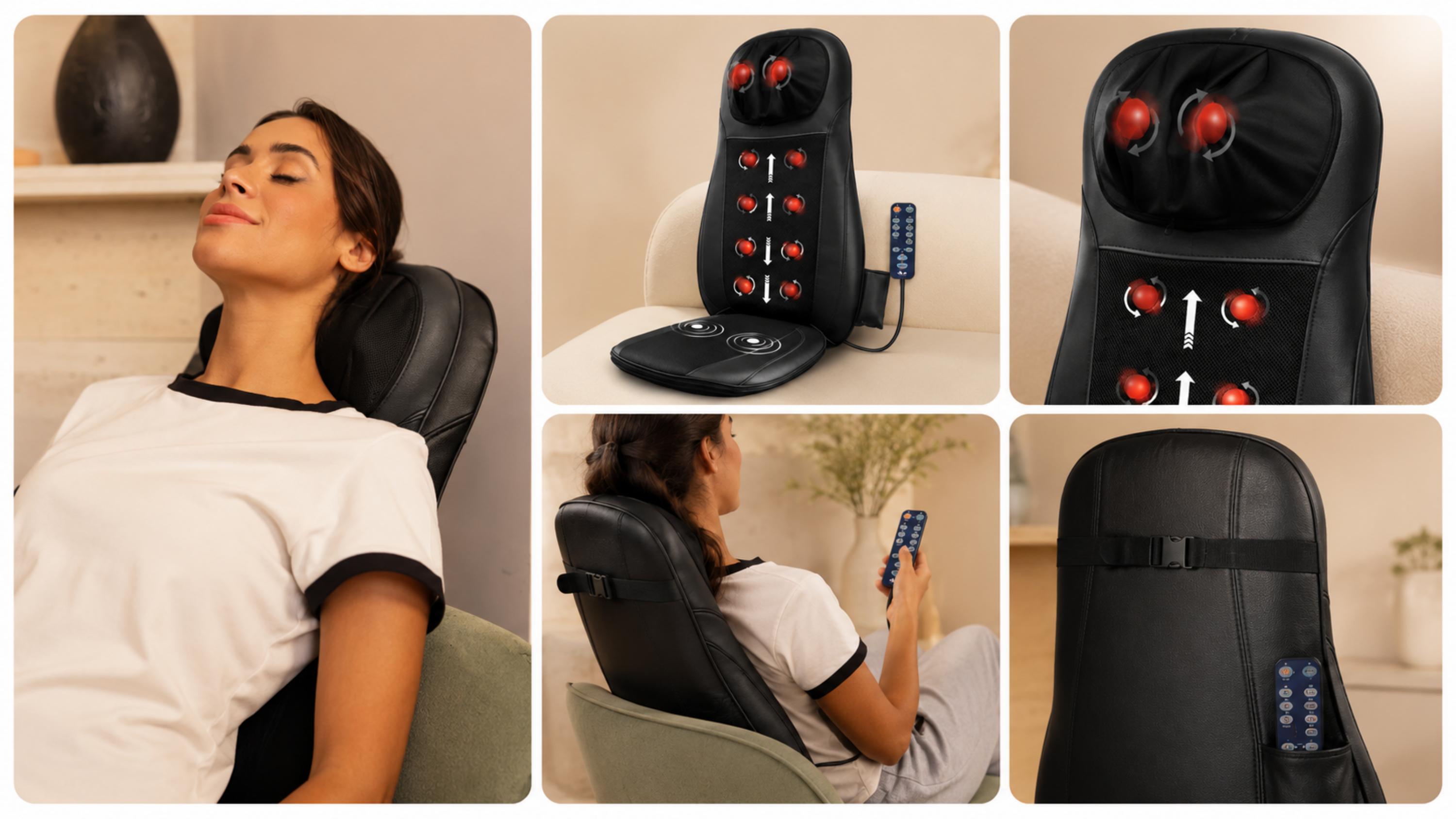Kit massageador de assento para cadeira de escritório